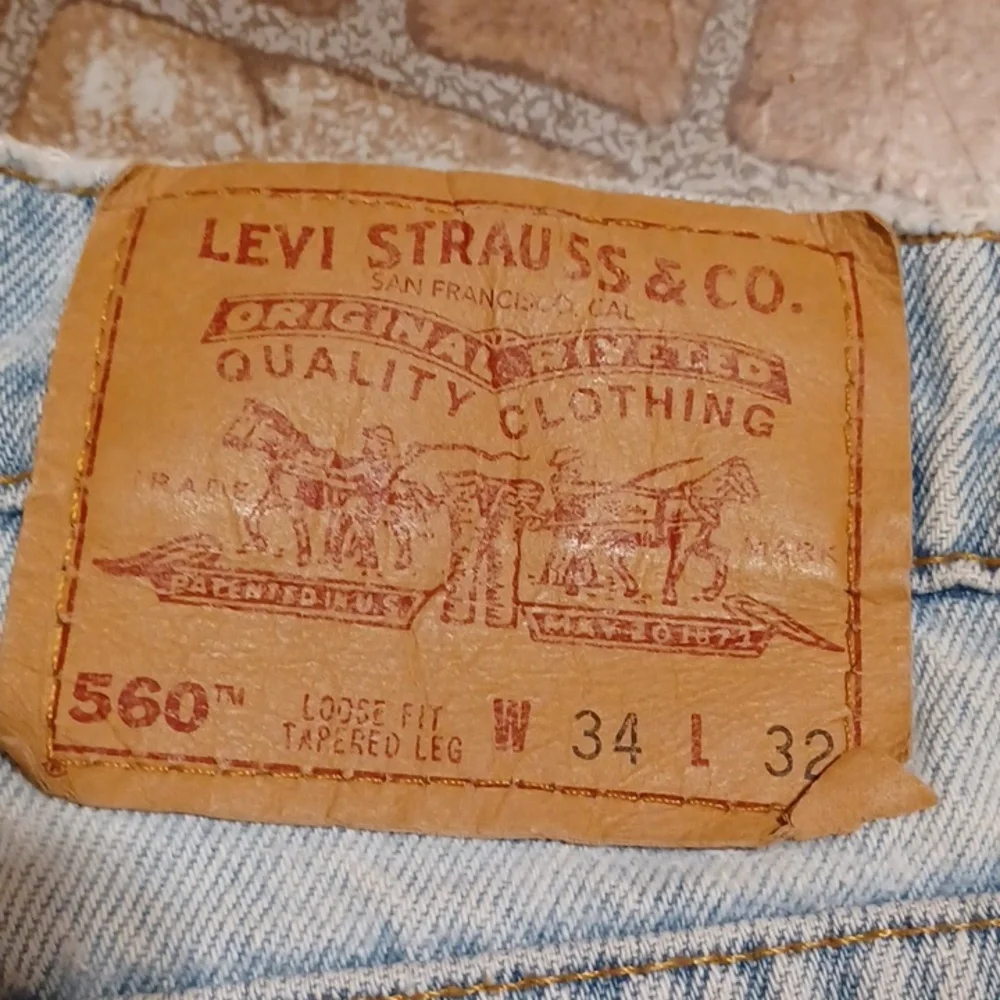 Levi's Blue Denim Jeans Vintage 560 Levi's 34x32